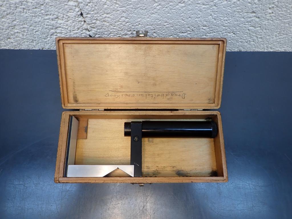 Schroefdraad microscoop / precisie hoekmeter, Niet ingevuld, Gebruikt, Niet ingevuld, Ophalen of Verzenden