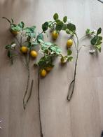 Citroen takken Silka - Kunstplant decoratie, Ophalen, Zo goed als nieuw, Binnen
