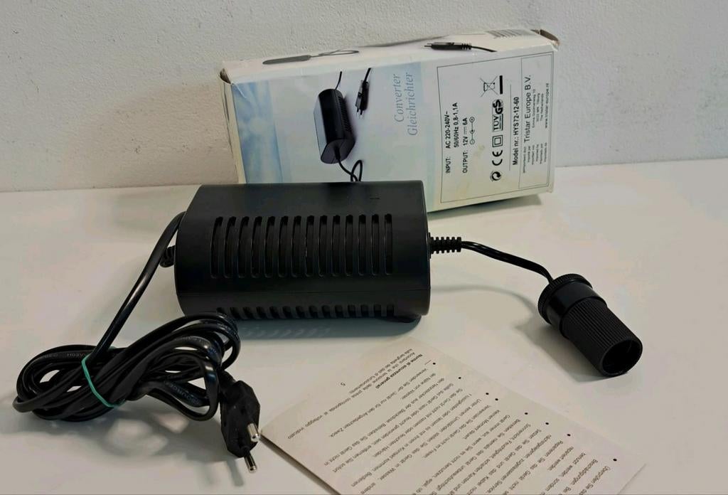 Tristar Omvormer 230 Volt naar 12 Volt
Handige omvormer om, Ophalen of Verzenden