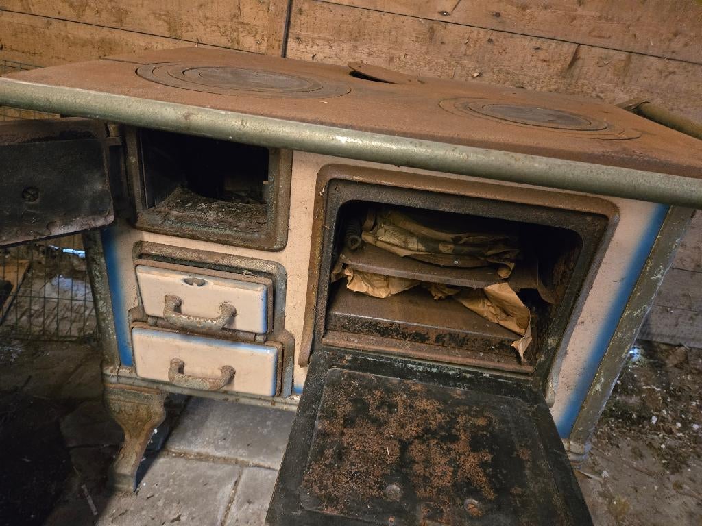 oude Pelgrim kookkachel vintage, Huis en Inrichting, Ophalen, Gebruikt, Overige brandstoffen, Kolenkachel