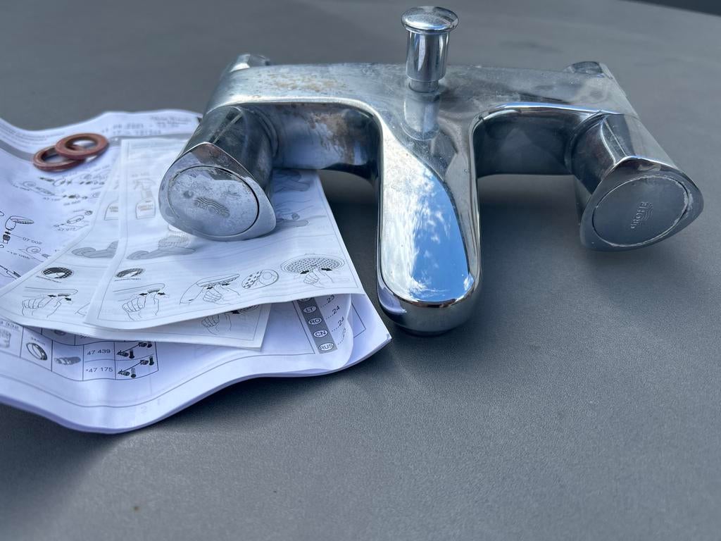 Grohe douchekraan, Ophalen of Verzenden, Gebruikt, Chroom, Kraan