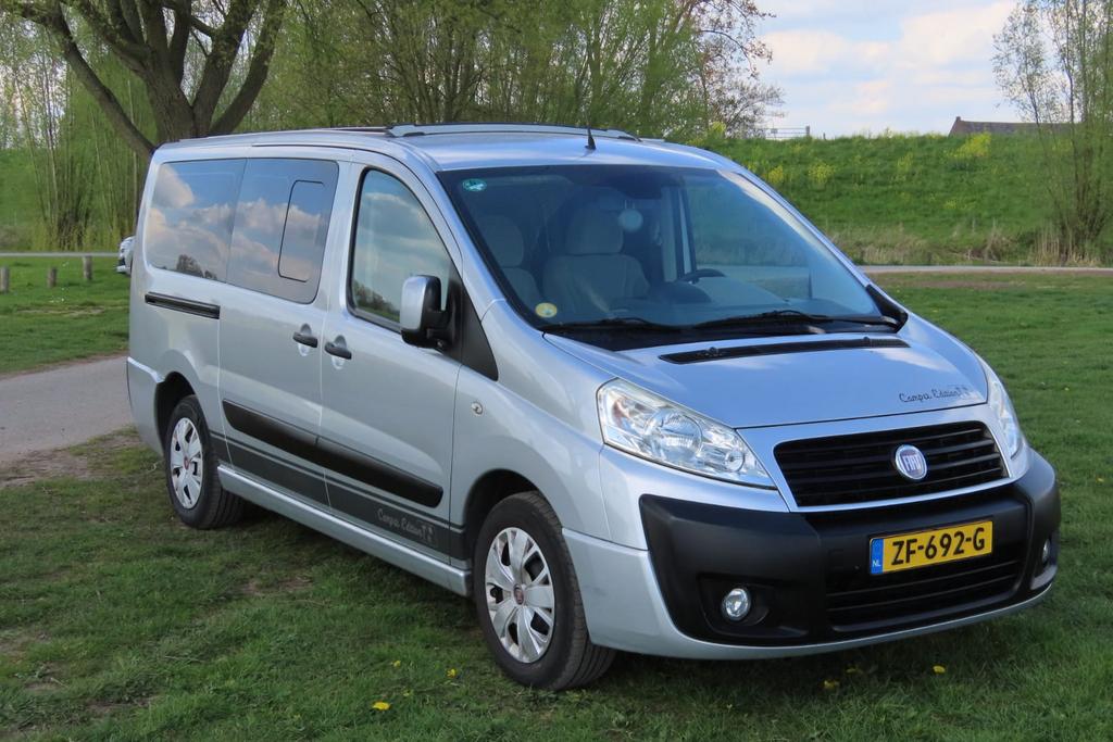 Fiat Scudo camper dual use 8 persoonsbus, Caravans en Kamperen, Campers, Particulier, Tot en met 2, Buscamper of Camperbus