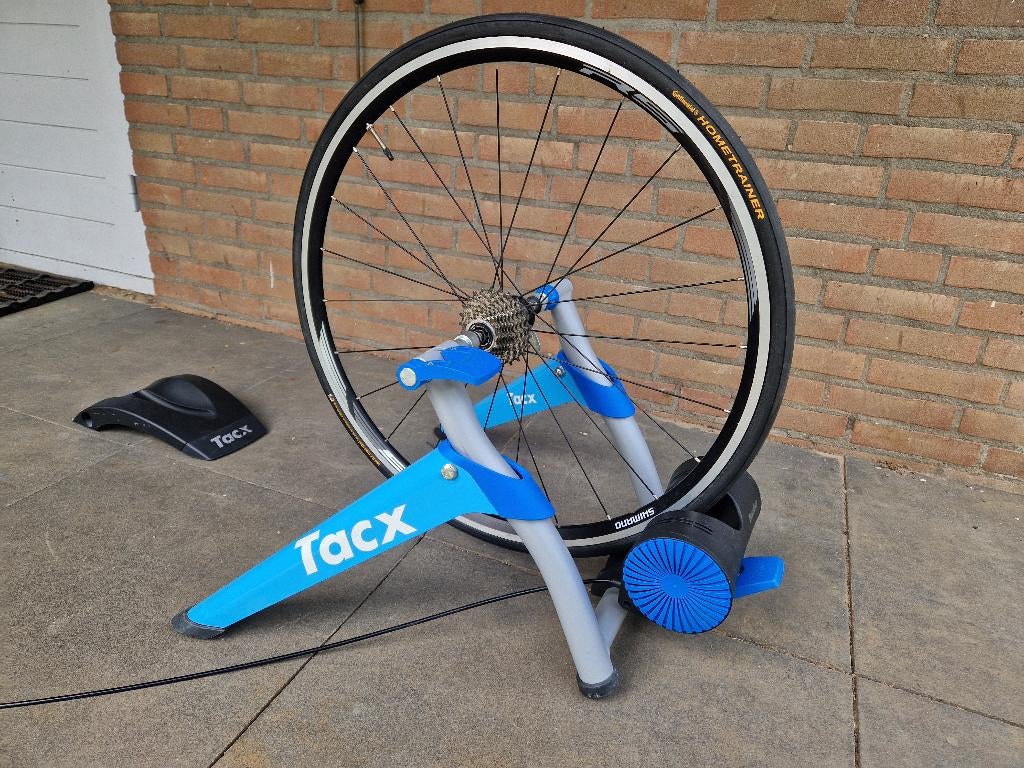 Tacx Fietstrainer met extra wiel en 10sp cassette, Sport en Fitness, Wielrennen, Ophalen, Gebruikt, Overige typen
