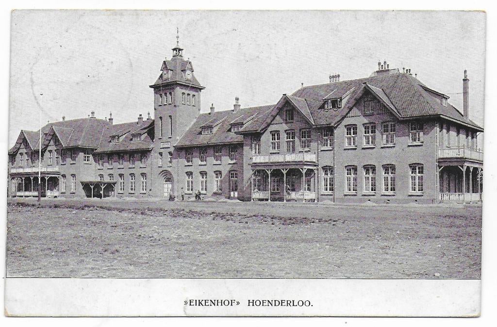 Eikenhof Hoenderloo Ansichtkaart uit 1912 ( B7253 ), Ophalen of Verzenden, 1920 tot 1940, Gelopen
