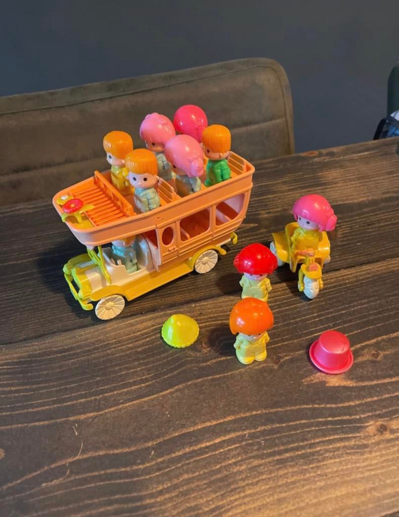 Pinypon voertuigen bus met poppetjes, Ophalen of Verzenden, Zo goed als nieuw