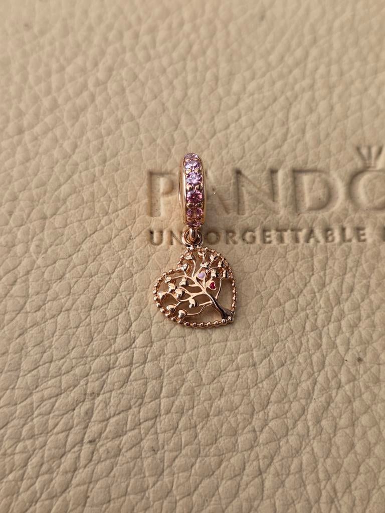 Pandora rose levensboom, Ophalen of Verzenden, Nieuw, Zilver, Pandora