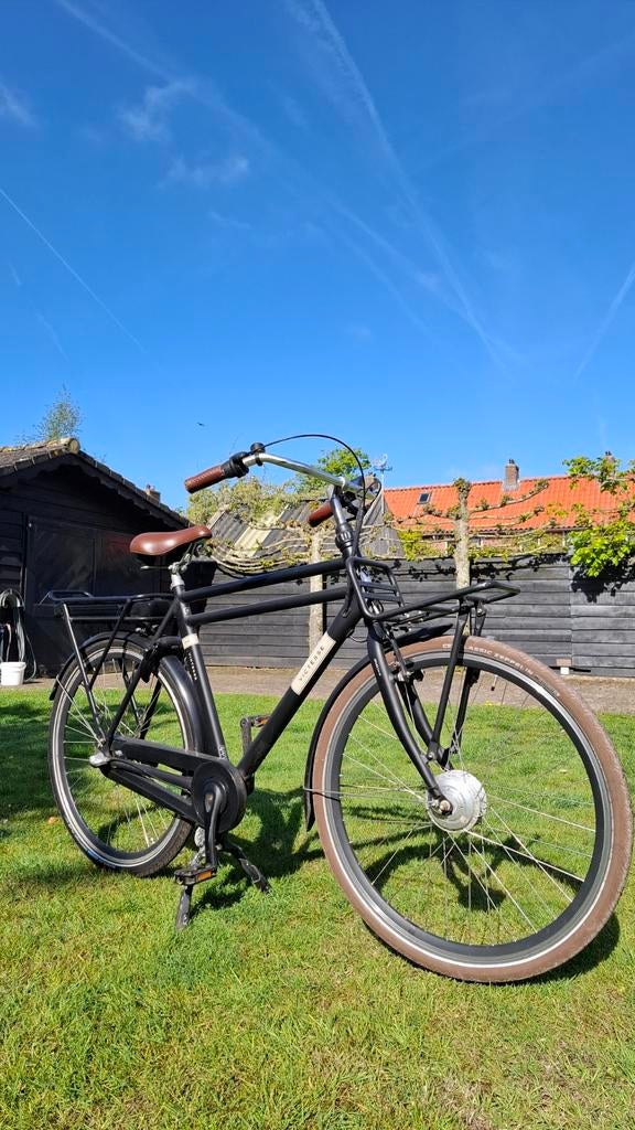Elektrische herenfiets Atlas Victesse, Ophalen, Gebruikt, 30 tot 50 km per accu, Overige merken