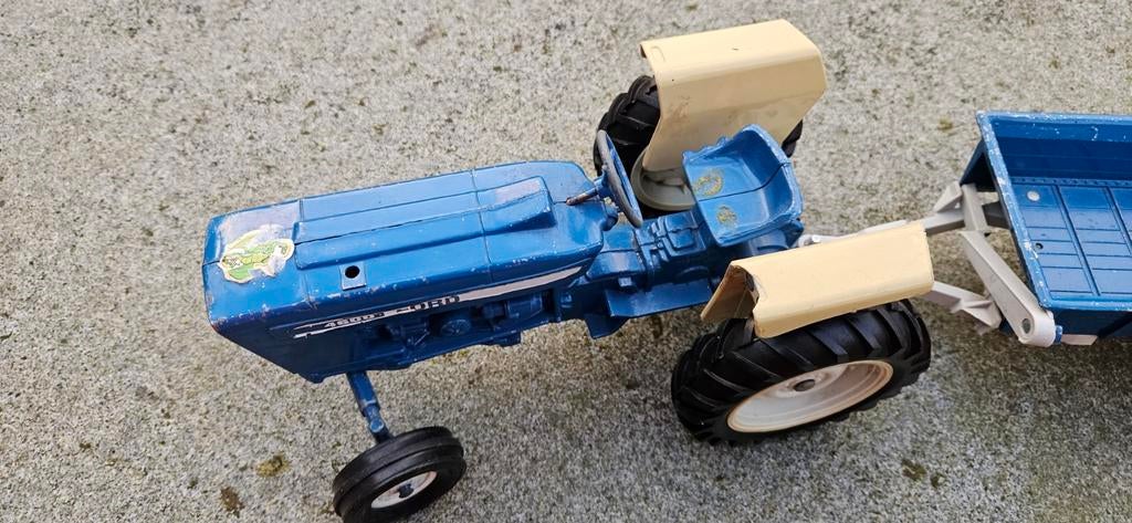 Ertl Ford 4600 met vaste stalmeststrooier, Ophalen of Verzenden, Gebruikt, Tractor of Landbouw, ERTL