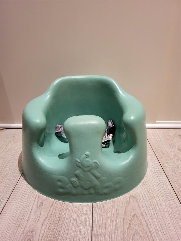 Bumbo Vloerstoeltje - Mintgroen met Gordel, Ophalen, Zo goed als nieuw, Overige typen, Gordel(s)