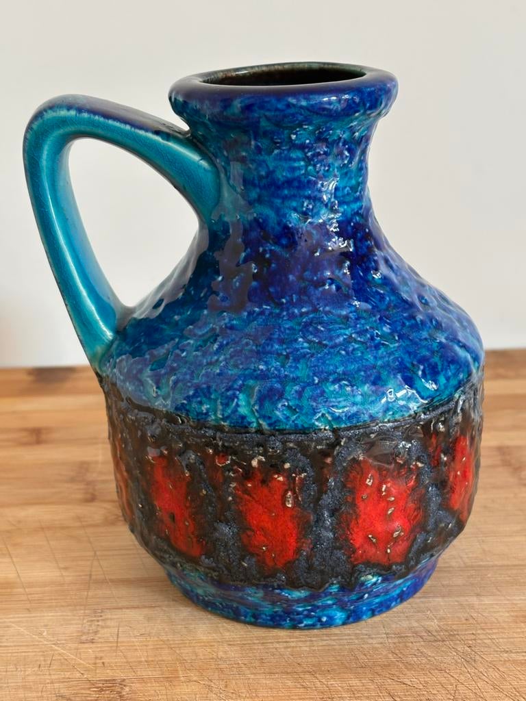 Bay Keramik Fat Lava kan/vaas 215-17, Antiek en Kunst, Antiek | Vazen, Ophalen