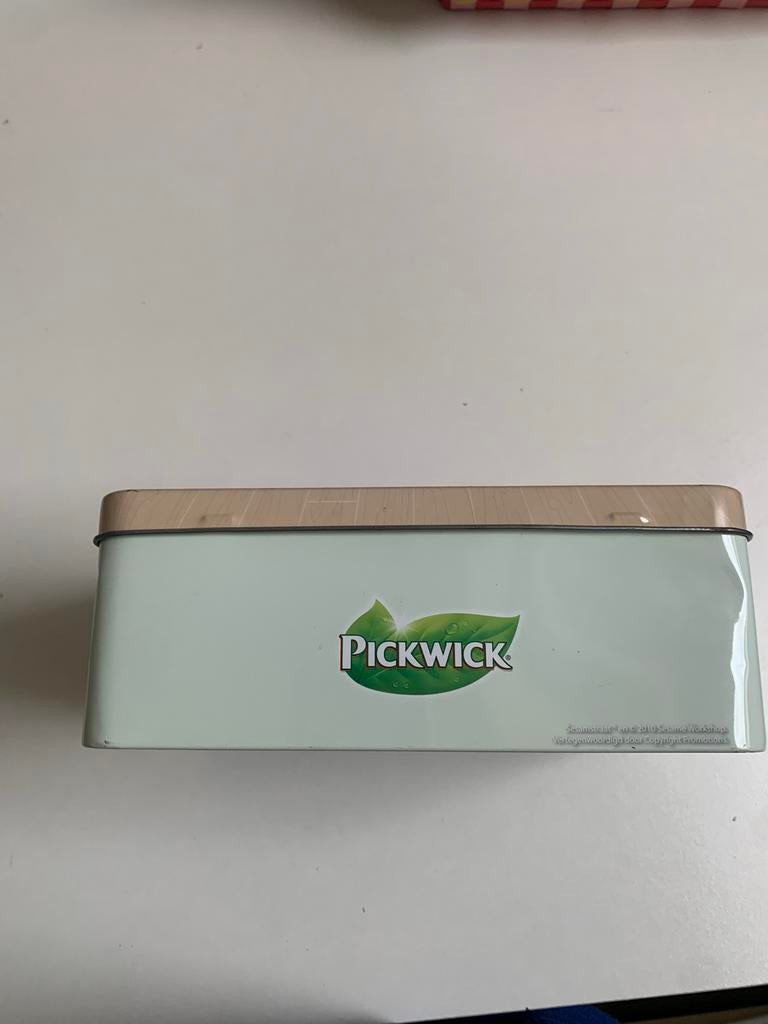 Blik (koektrommel)Sesamstraat Pickwick, Ophalen, Gebruikt, Thee, Pickwick