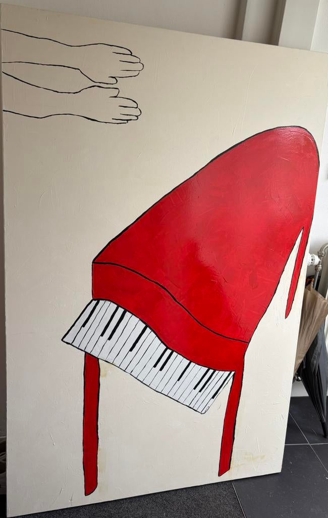 Schilderij 1.00 meter x 1.50 meter, Ophalen