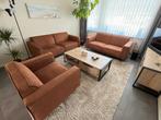 Umix Madison Bankenset in nieuwstaat!, Huis en Inrichting, Ophalen, Zo goed als nieuw, Leer, 1-2-3 zits, bankenset, complete zithoek, cognac