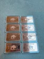 100x 1 troy ounce koper baar copper bar koperbaar, Ophalen of Verzenden, Koper