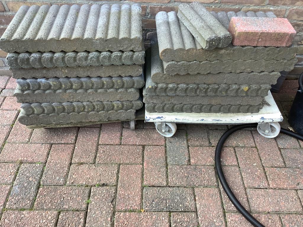 Palissade Antraciet, Ophalen, Gebruikt, Beton, Overige typen