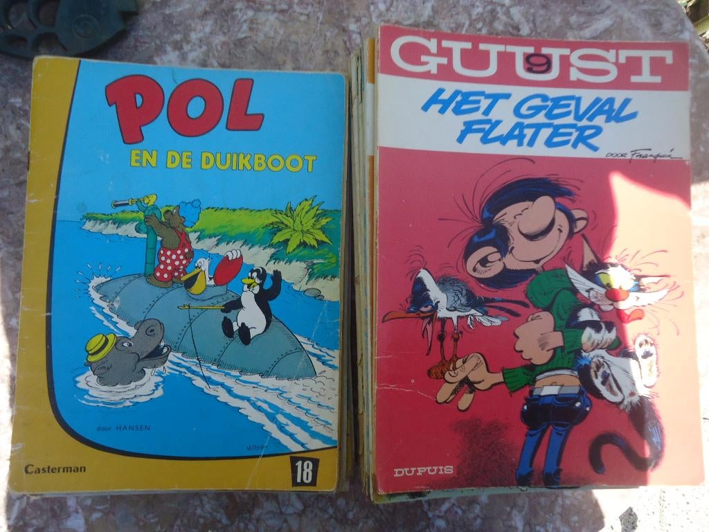 Pol en Guust Flater GRATIS, Meerdere stripboeken, Ophalen of Verzenden, Gelezen