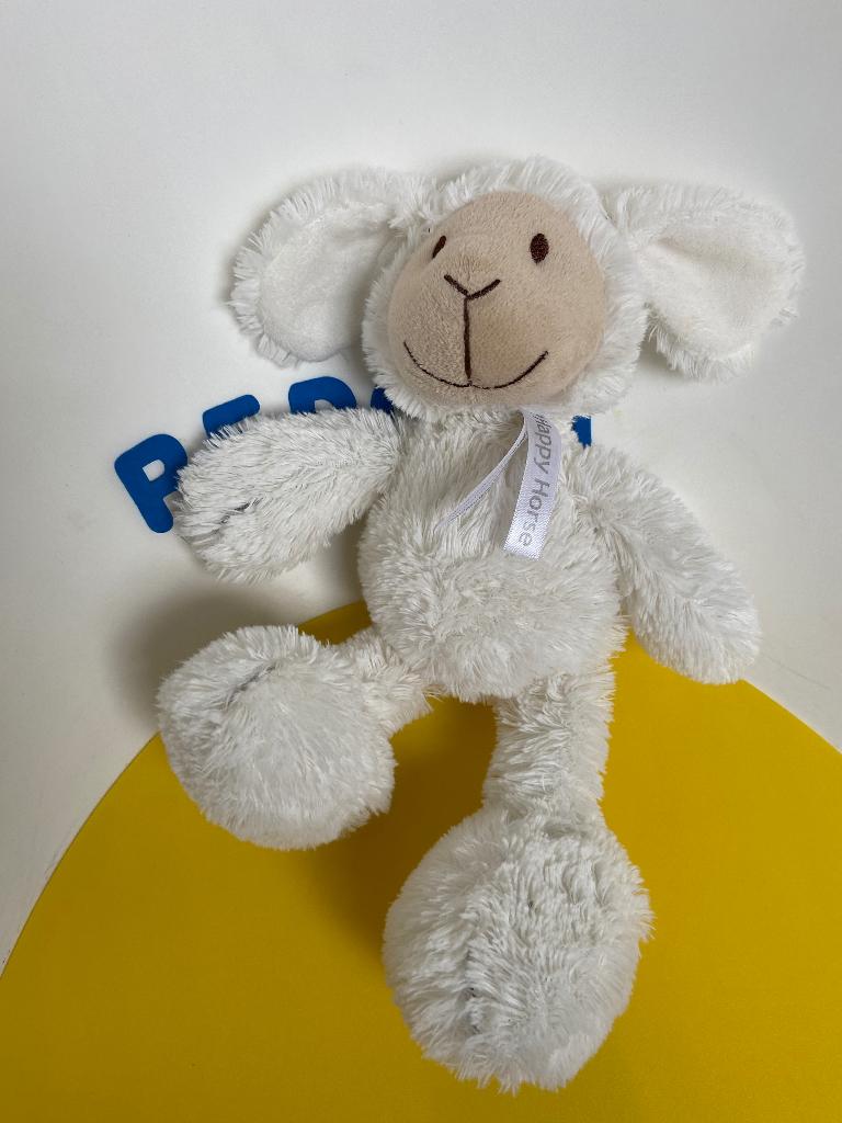 260 happy horse schaap, Kinderen en Baby's, Speelgoed | Knuffels en Pluche, Ophalen of Verzenden, Zo goed als nieuw, Overige typen