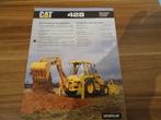 Cat 428/436 en 438 Backhoe Loaders folders, Ophalen of Verzenden, Zo goed als nieuw, Folder