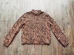 Tijgerprint blouse WE 146-152, Ophalen of Verzenden, Zo goed als nieuw, Meisje, Overhemd of Blouse