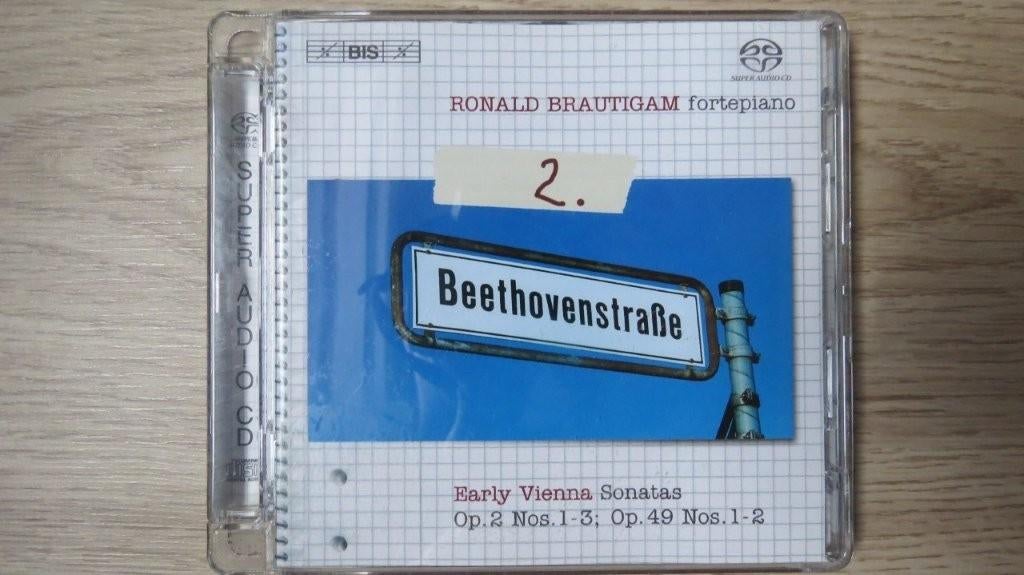 Cd SACD: Ronald Brautigam, fortepiano, works for solo piano2, Ophalen of Verzenden, Classicisme, Zo goed als nieuw, Kamermuziek