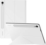 Samsung Galaxy Tab S9 Smart Book Cover - Wit, 10 inch, Nieuw, Bescherming voor- en achterkant, Ophalen of Verzenden