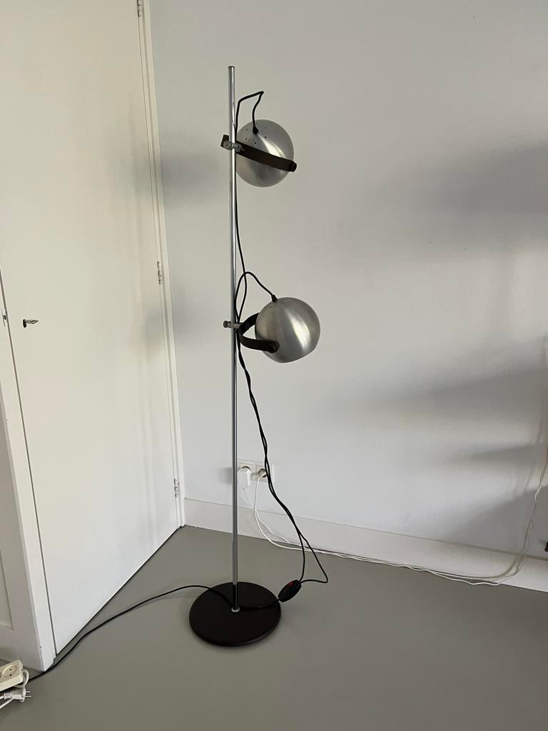 Hemi Vintage Vloerlamp - Jaren '70 Design, Ophalen, Gebruikt, Metaal, 150 tot 200 cm