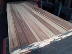 Partij 9.80m2 Iroko channelsiding - 65 stuks t/m L 230 cm, Ophalen of Verzenden, 180 tot 250 cm, Planken, Hardhout