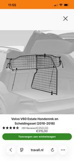 Travall hondenrek volvo v60 compleet, Ophalen of Verzenden, Zo goed als nieuw