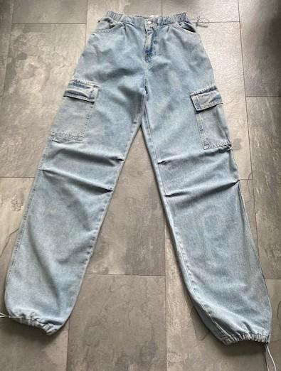 Cargo spijkerbroek van SEE SEE Paris, maat 34 (qwe), Kleding | Dames, Spijkerbroeken en Jeans, Zo goed als nieuw, W27 (confectie 34) of kleiner