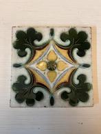 Tegel, art nouveau, bloemmotief, Antiek en Kunst, Ophalen of Verzenden