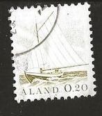 Aland 1, zeilboot, Verzenden, Finland, Gestempeld