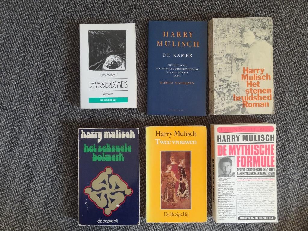 6 boeken Harry Mulisch; het seksuele bolwerk, twee vrouwen,, Verzenden, Gelezen, Nederland