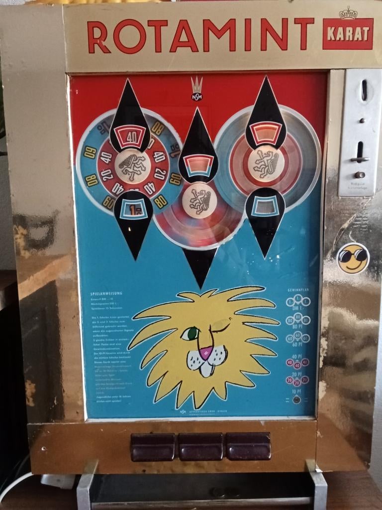 Gokkast rotamint, Verzamelen, Euro, Ophalen, Gebruikt