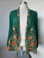 Groene Kebaya met Prachtig Kant, Maat 38/40 (M), Ophalen of Verzenden, Zo goed als nieuw, Lange mouw