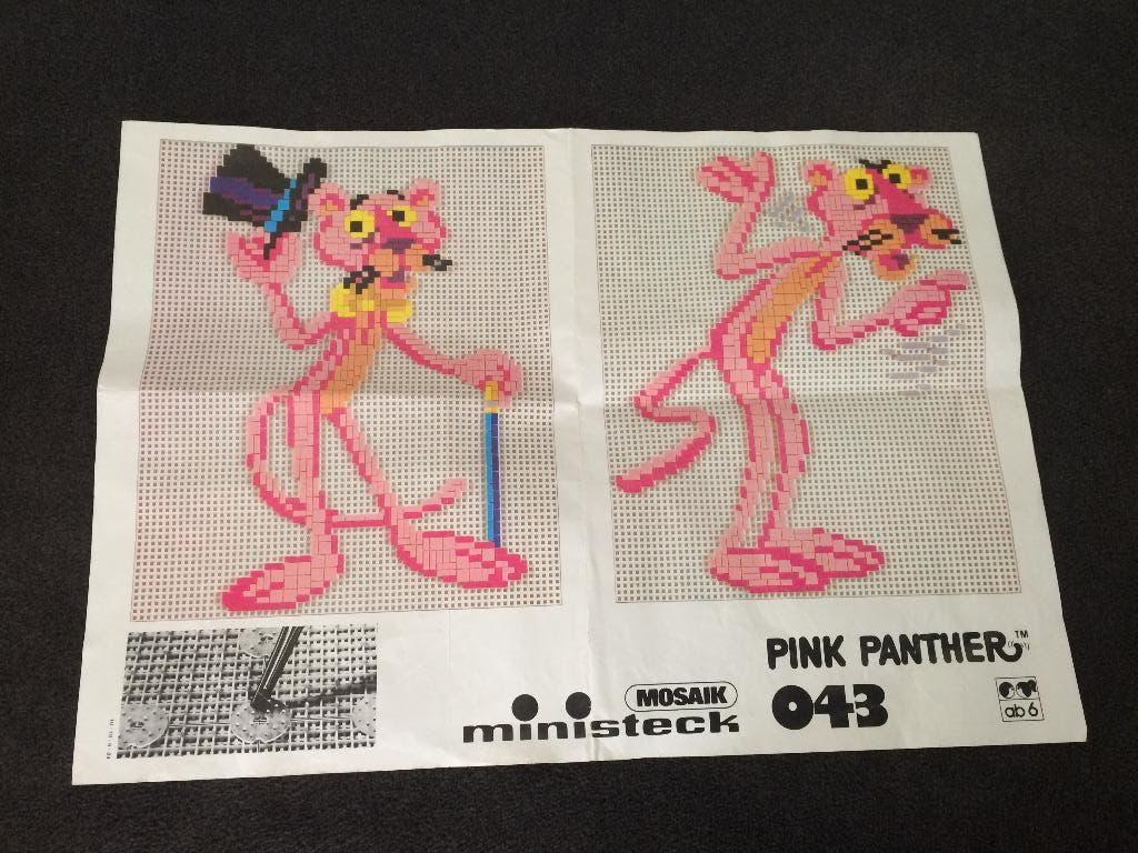 ministeck 4 patronen van Pink Panther, Ophalen of Verzenden, Zo goed als nieuw, Voorbeeldboek