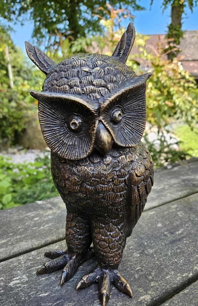 RANSUIL / BRONZEN BEELD / UIL, Tuin en Terras, Tuinbeelden, Nieuw, Dierenbeeld, Ophalen of Verzenden