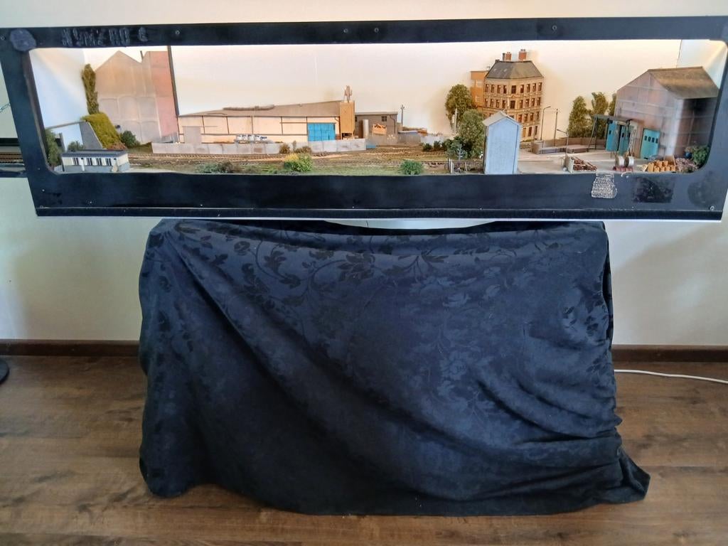 Diorama van een emplacement, Ophalen, Gelijkstroom, Overige typen, Fleischmann