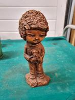 beeld jongen met hond gemerkt, Ophalen of Verzenden