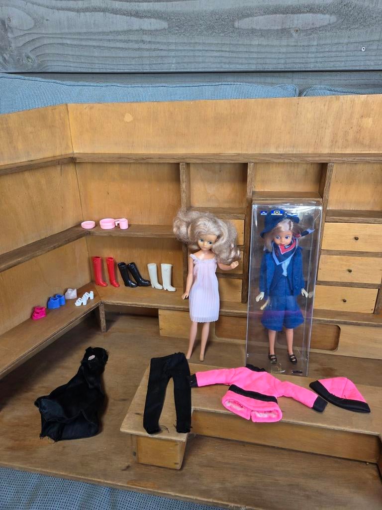 vintage daisy mary quant set, Verzamelen, Poppen, Gebruikt, Pop, Verzenden