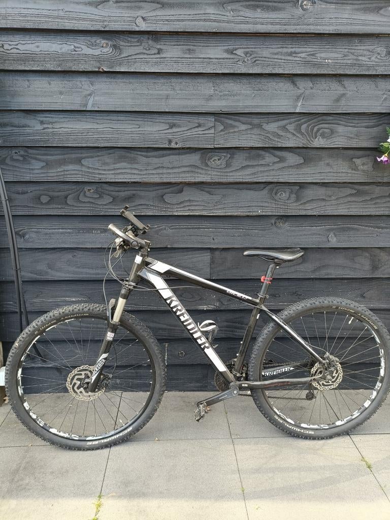 Kreidler Mountainbike - Hardtail - Zwart/Wit, Gebruikt, Hardtail, Heren, 53 tot 57 cm