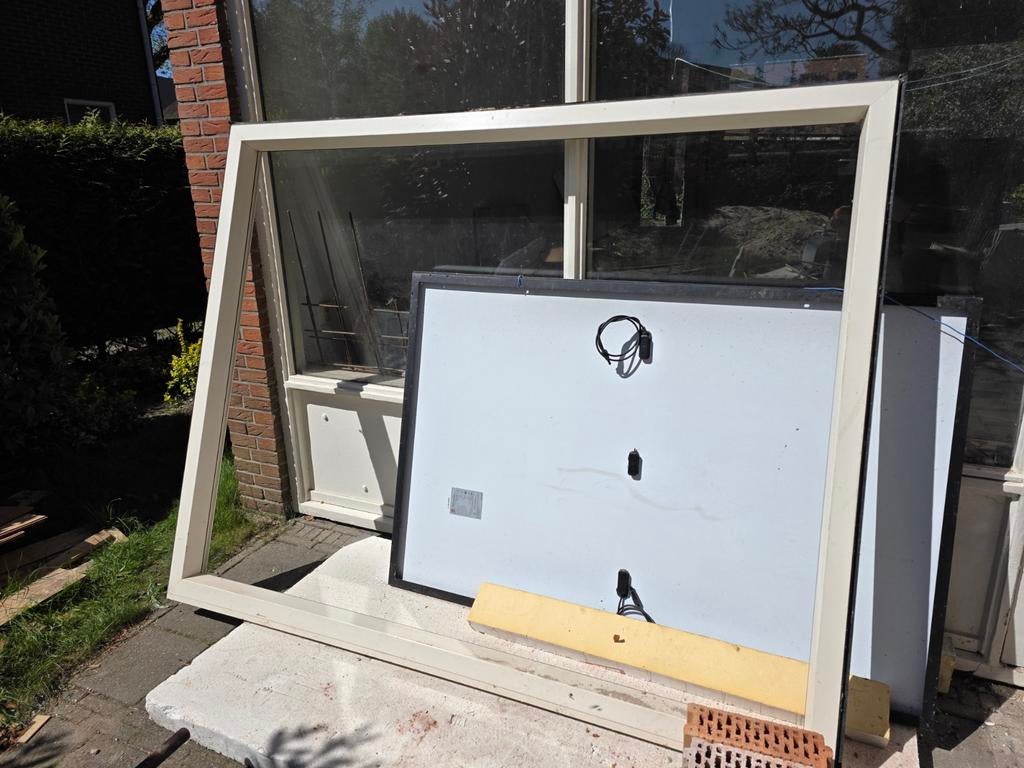 Kunststofkozijn crème, Ophalen, Gebruikt, Kunststof, Raamkozijn