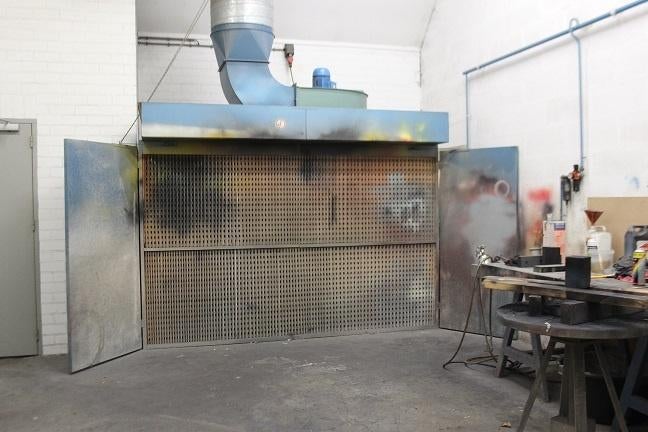 Afzuigwand, spuitwand, Ophalen, Gebruikt