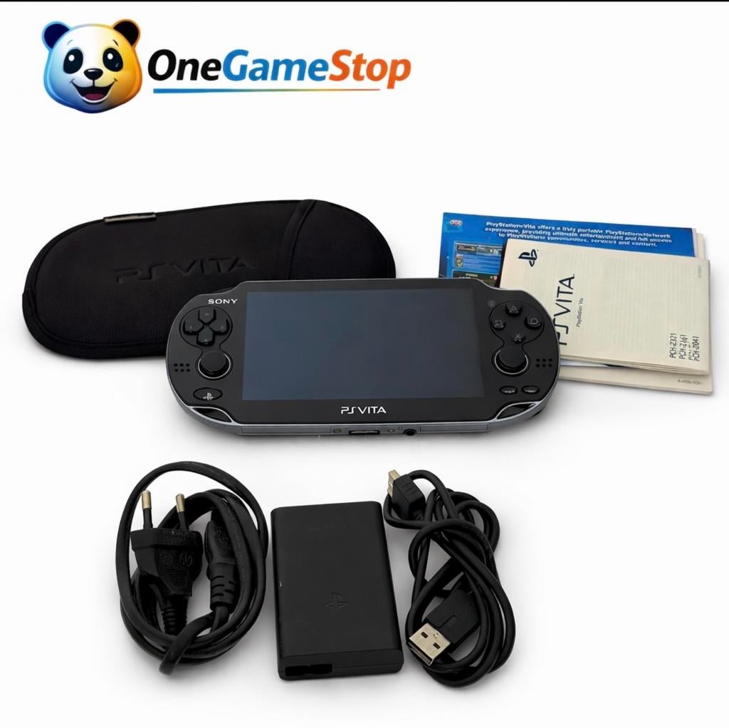 Sony PlayStation Vita OLED 3G/WiFi met 8GB SD-kaart, Ophalen of Verzenden, Gebruikt, Zwart, Met camera