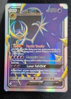 Pokémon Kaart Lunala GX Full Art, Ophalen of Verzenden, Zo goed als nieuw, Losse kaart