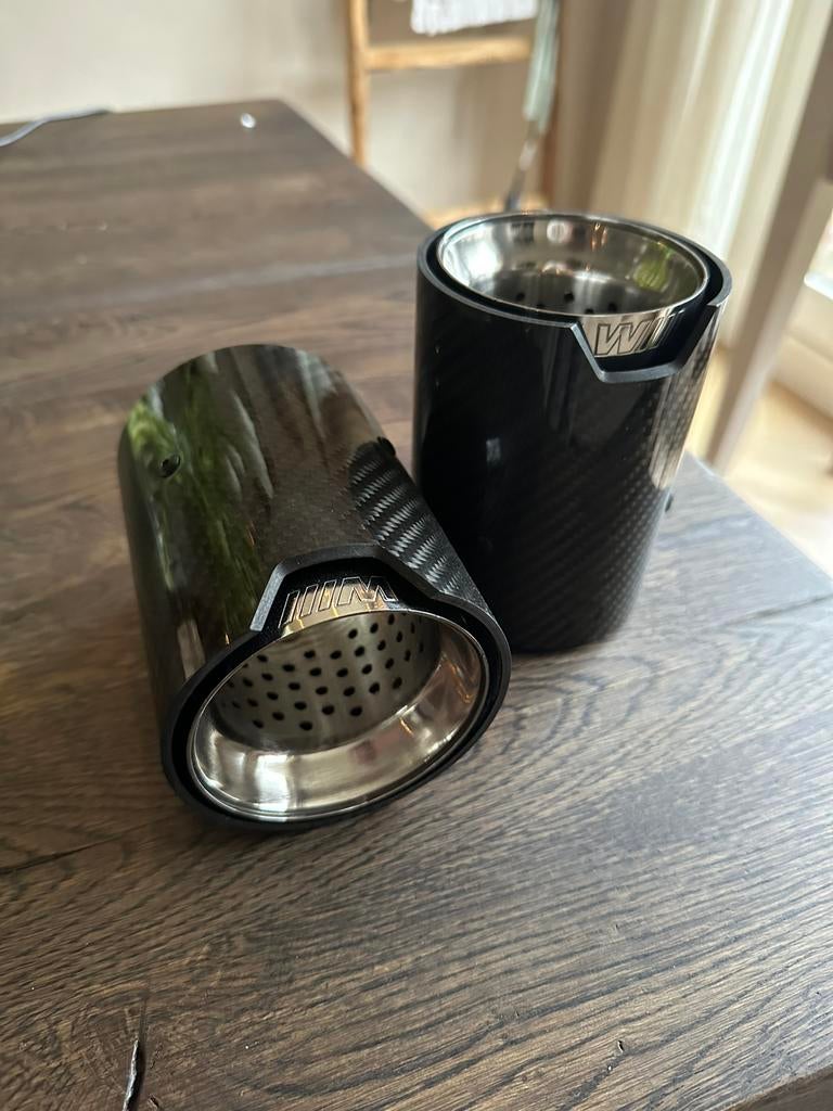 2x BMW M-Performance Eindstukken, Auto-onderdelen, Uitlaatsystemen, Ophalen of Verzenden, Nieuw, BMW