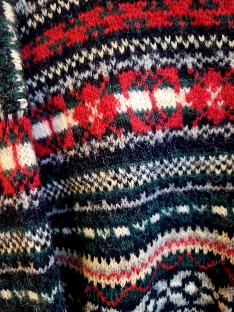 Heerlijk zachte gebreide vintage Norway knit trui, Ophalen of Verzenden, Zo goed als nieuw, Maat 46/48 (XL) of groter