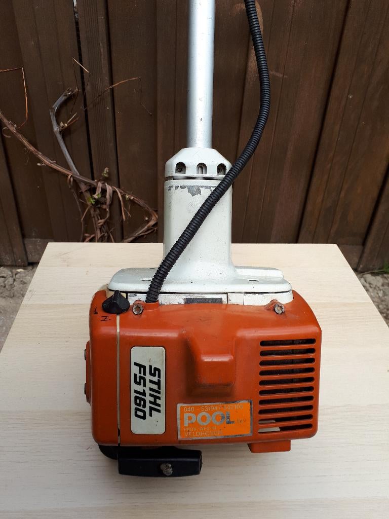 Stihl fs160 bosmaaier, Ophalen, Benzine