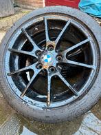 Zwarte Velgen met M+S Banden, Auto-onderdelen, Banden en Velgen, 18 inch, Gebruikt, Banden en Velgen, Ophalen of Verzenden