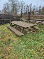 Picknicktafel 3 meter lang., Tuin en Terras, Picknicktafels, Ophalen of Verzenden, Rechthoekig, Hout