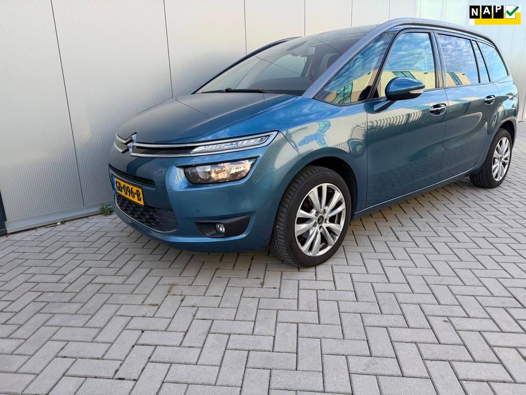 Citroen Grand C4 Picasso 1.2 PureTech Intensive 7 personen, Voorwielaandrijving, 1350 kg, Stof, Gebruikt